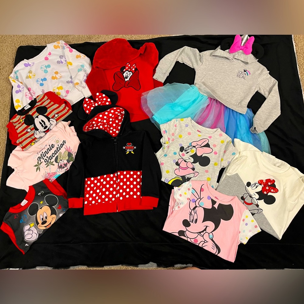 Disney Mickey and Minnie Mouse Clothing Bundle